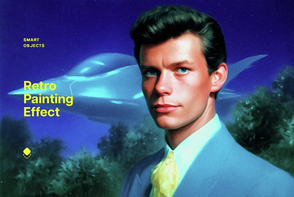 Retro Painting Photo Effect 1