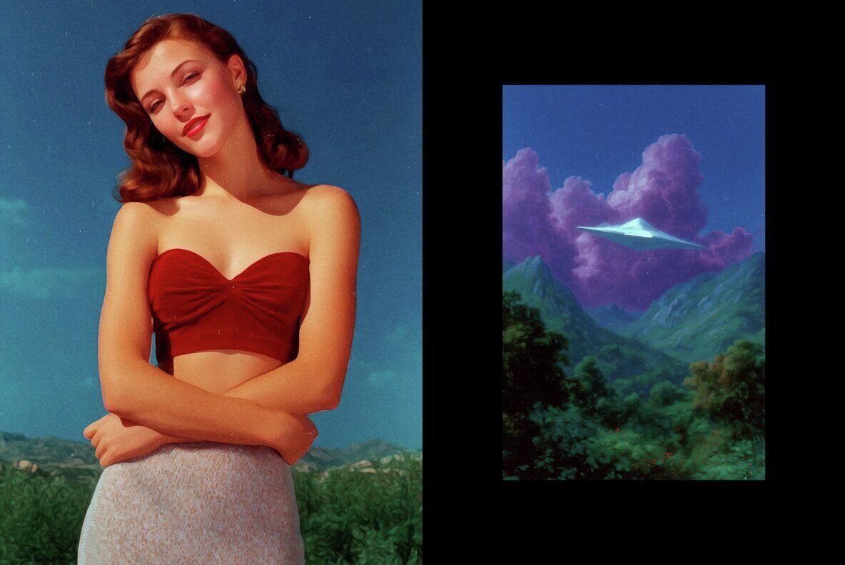 Retro Painting Photo Effect 2