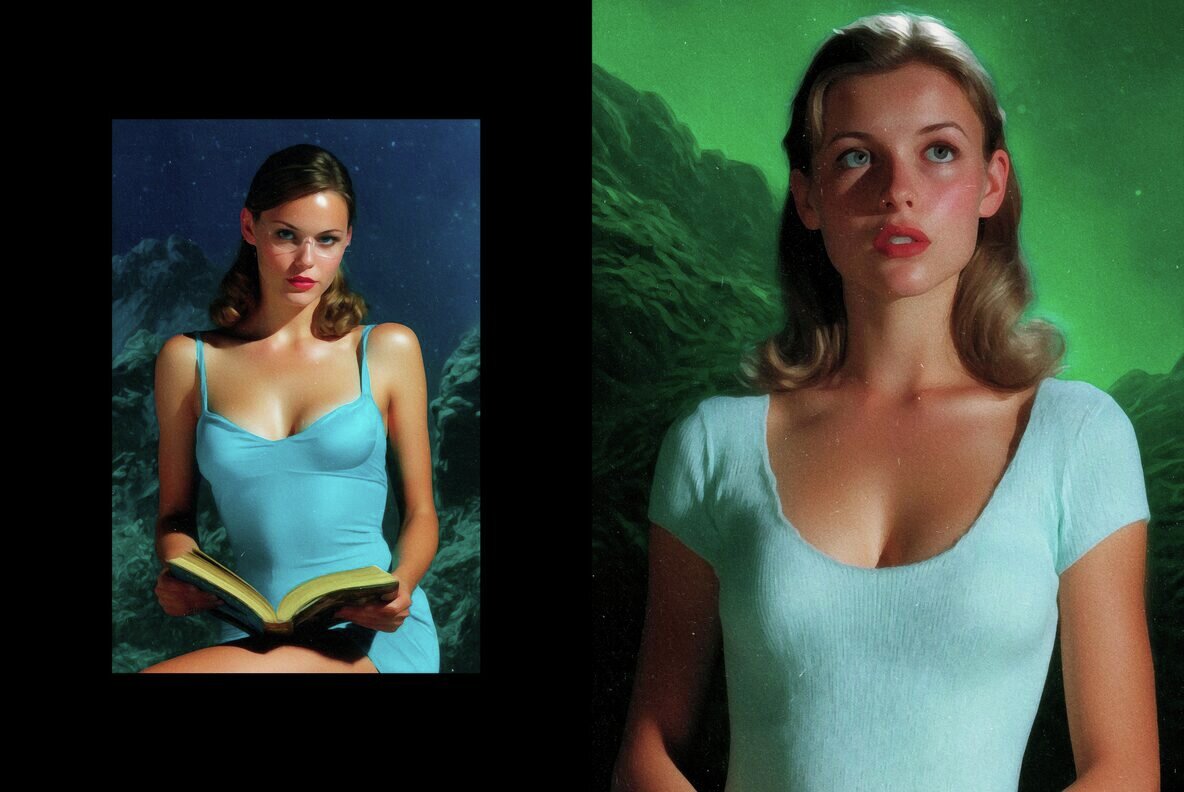 Retro Painting Photo Effect 6