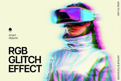 RGB Glitch Photo Effect