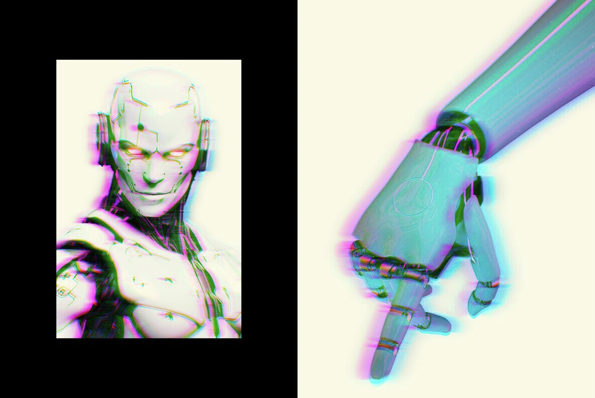 RGB Glitch Photo Effect 6