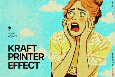 Kraft Printer Design Effect