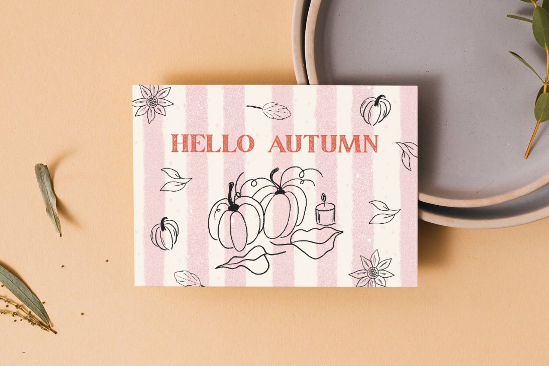 Hand Drawn Food Cozy Autumn 5