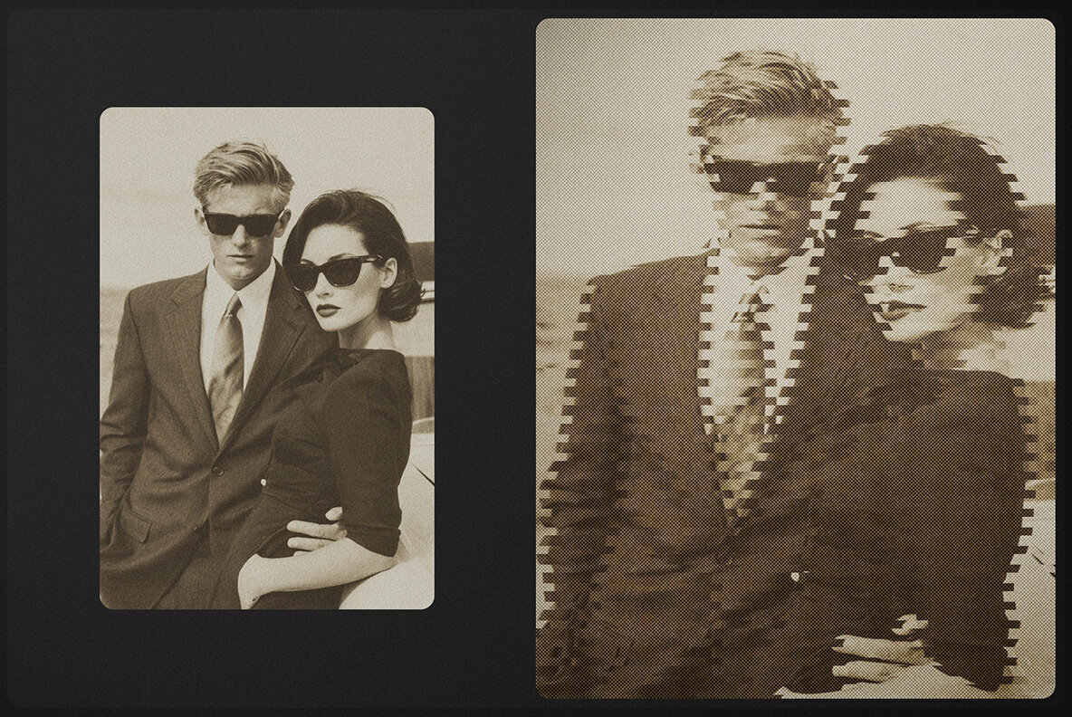 Optical Illusion Portrait Effect 2