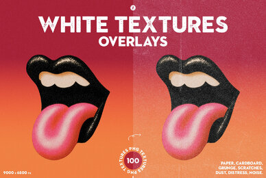 100 White Textures Overlays