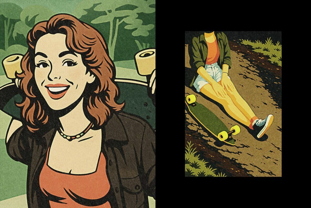 Halftone Paper Design Effect 2