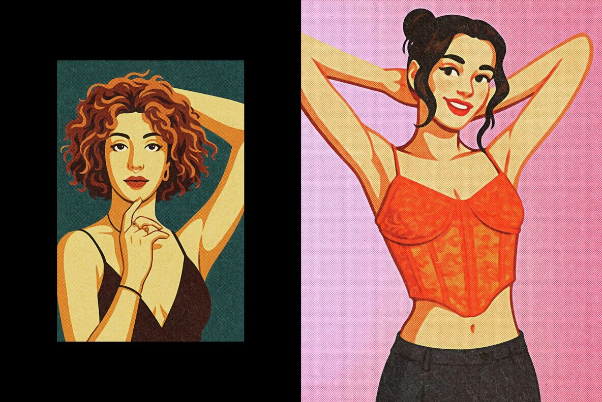 Halftone Paper Design Effect 6