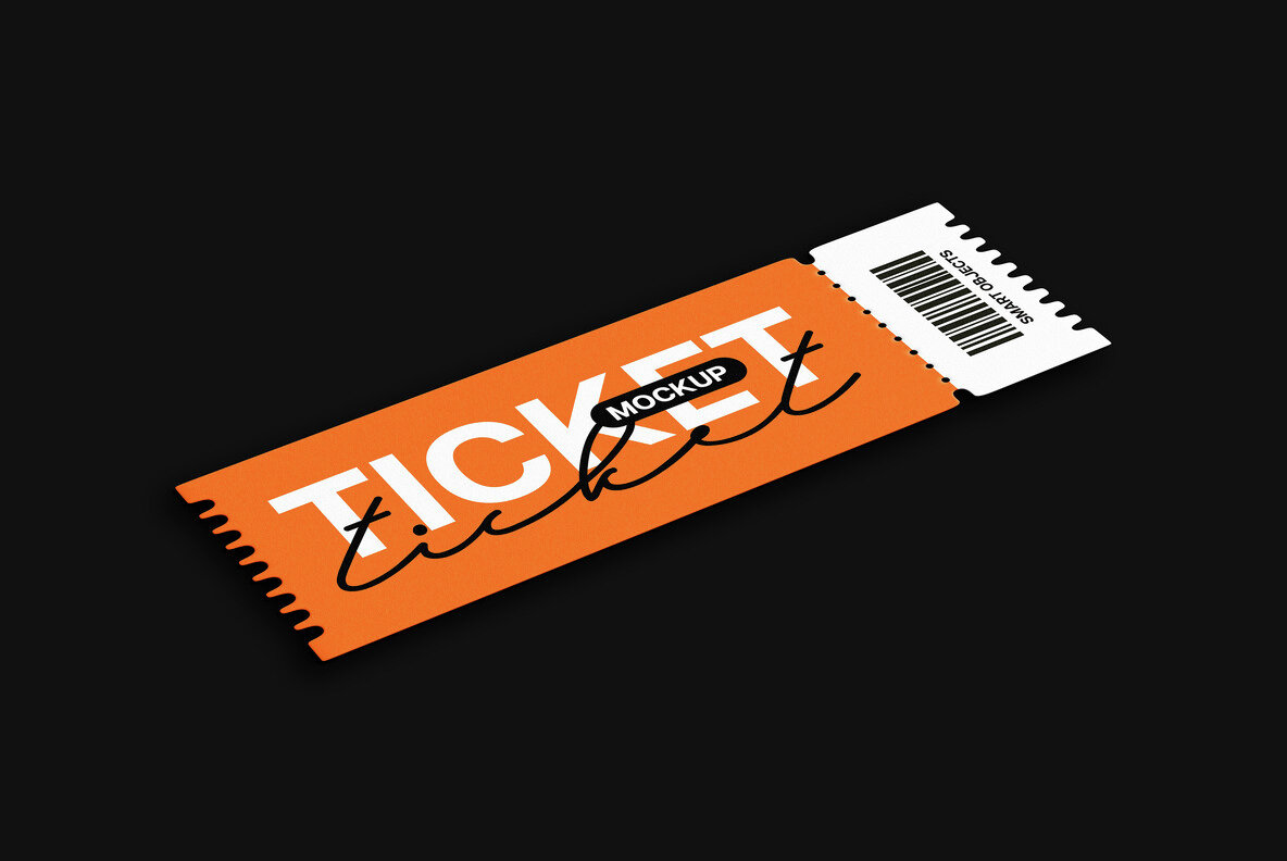 Event Ticket Mockup Collection 7