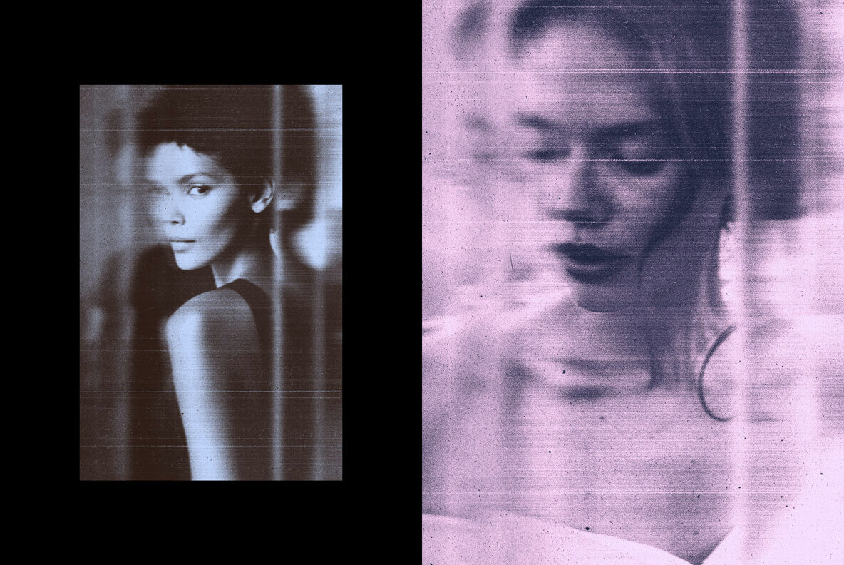 Distorted Scanner Photo Effect 5