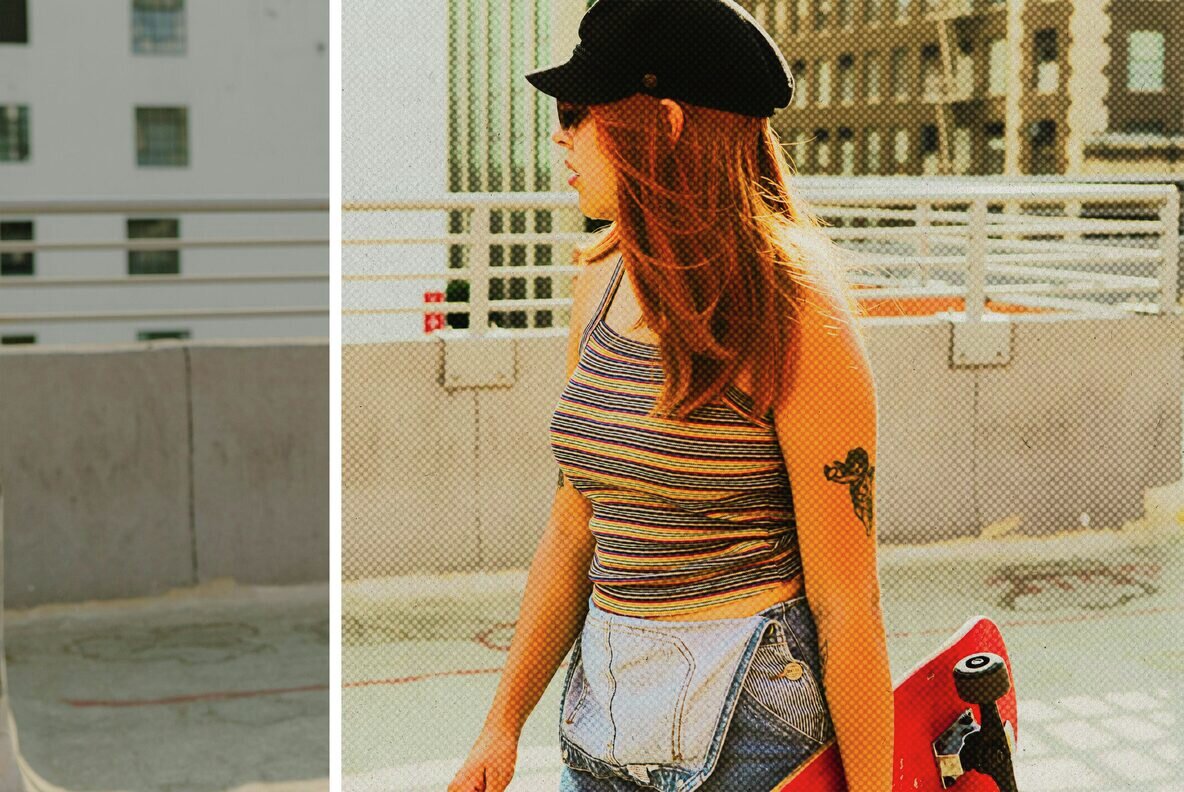 Vintage Magazine Photo Effect 5