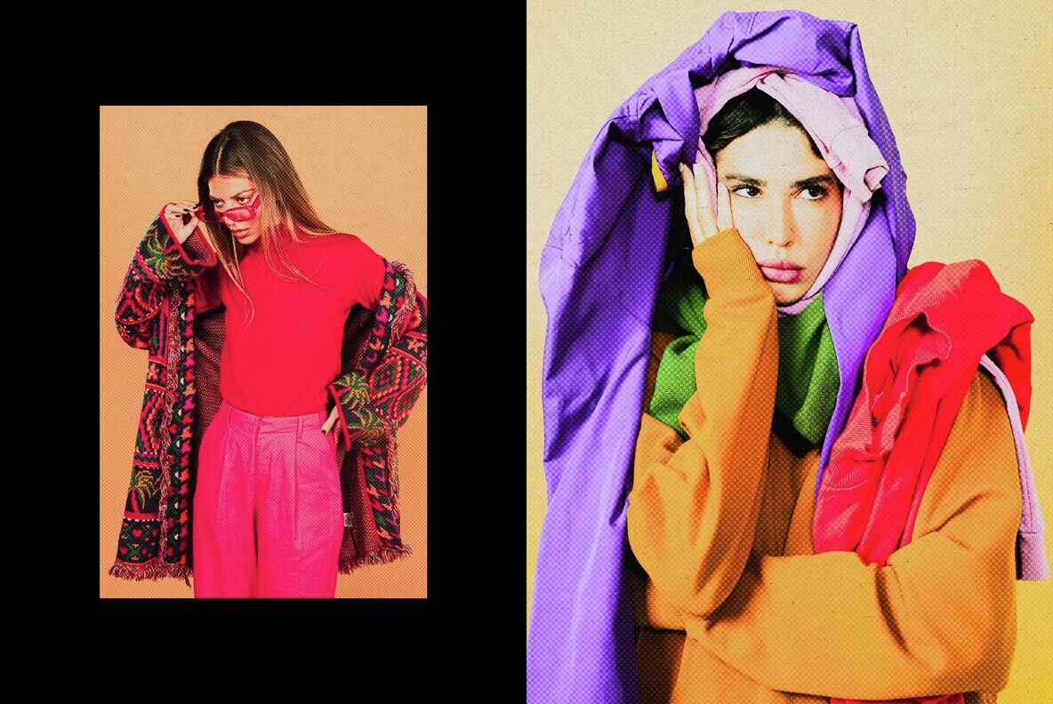 Vintage Magazine Photo Effect 6