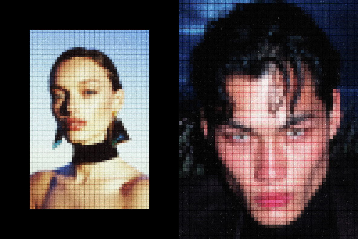 Mosaic Screen Photo Effect 2