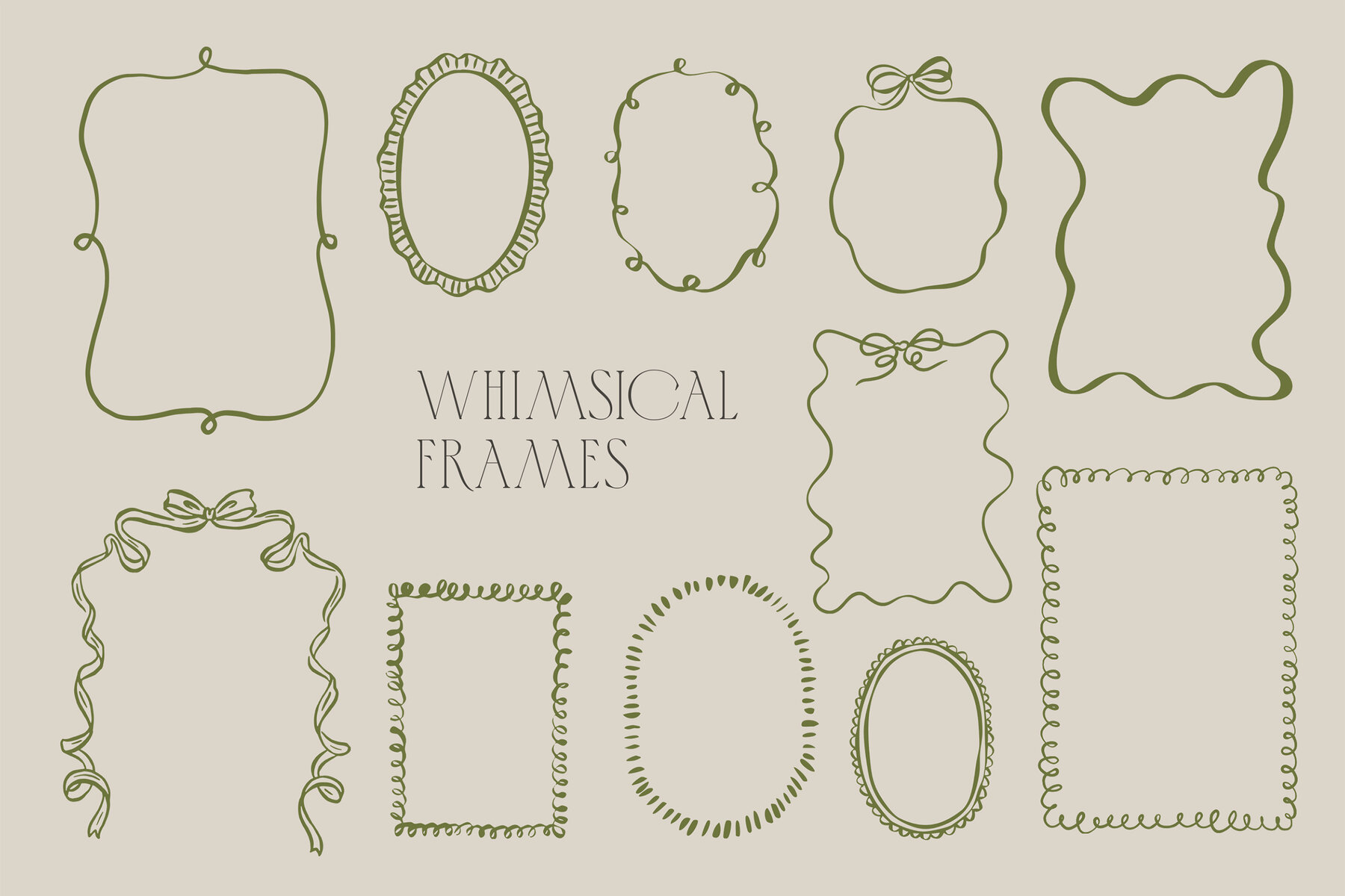 Whimsical Frames and Bows 7
