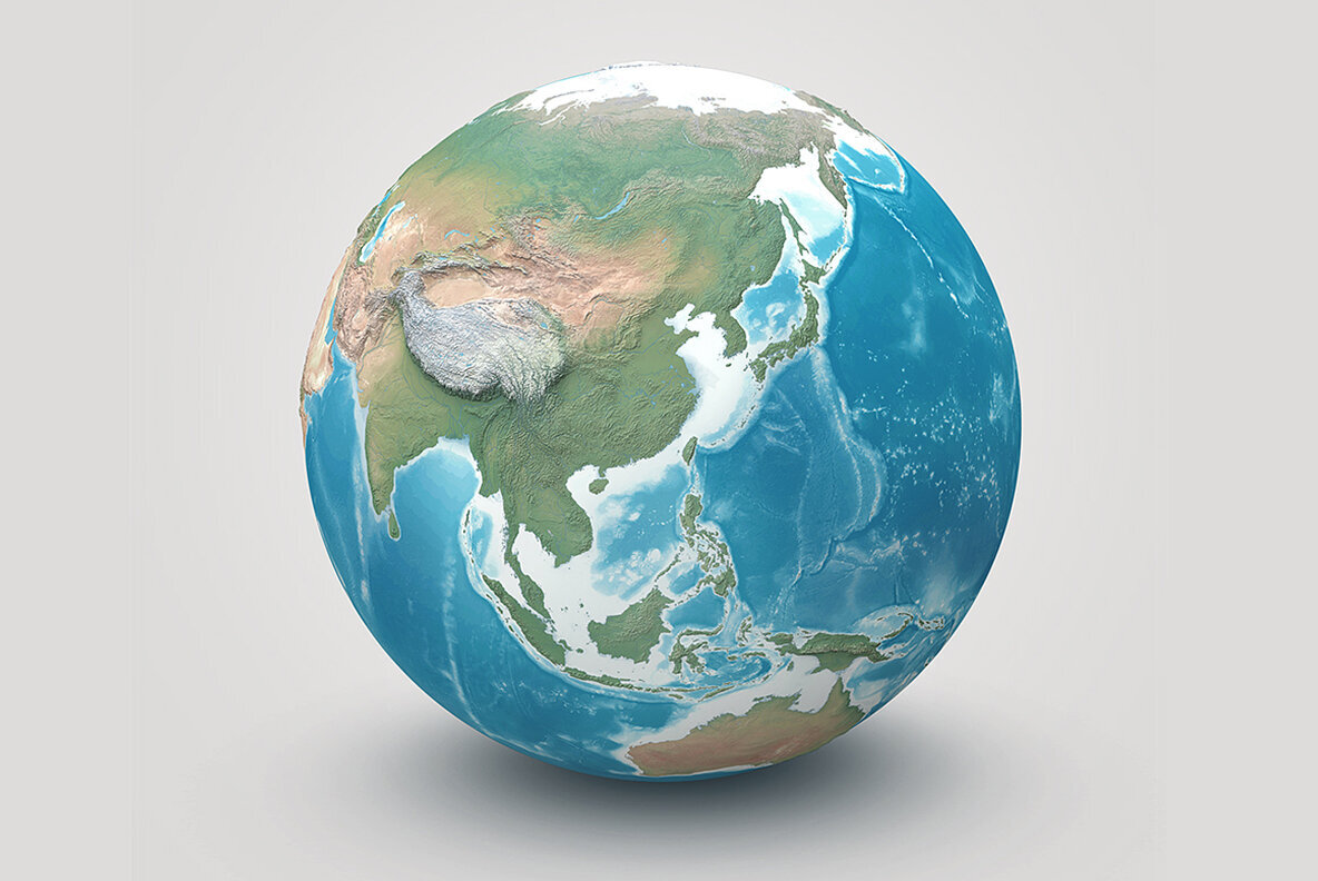 High Quality 3D Earth globe 2