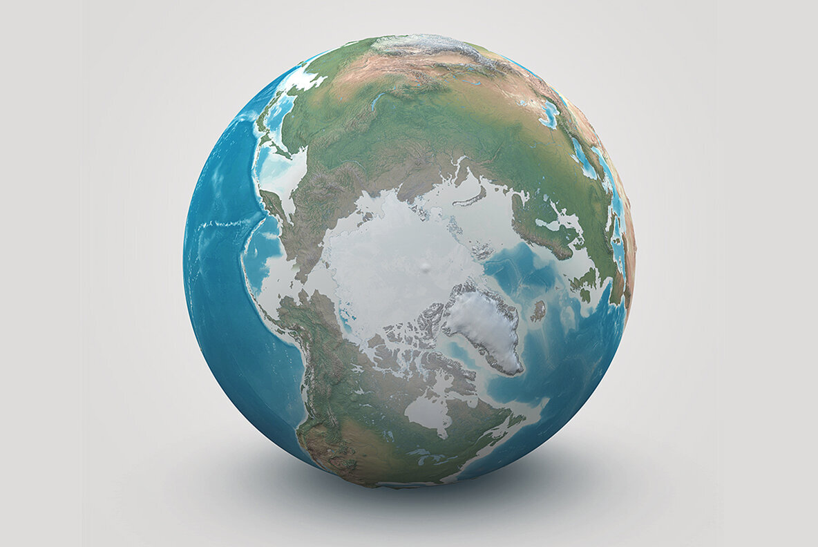 High Quality 3D Earth globe 3