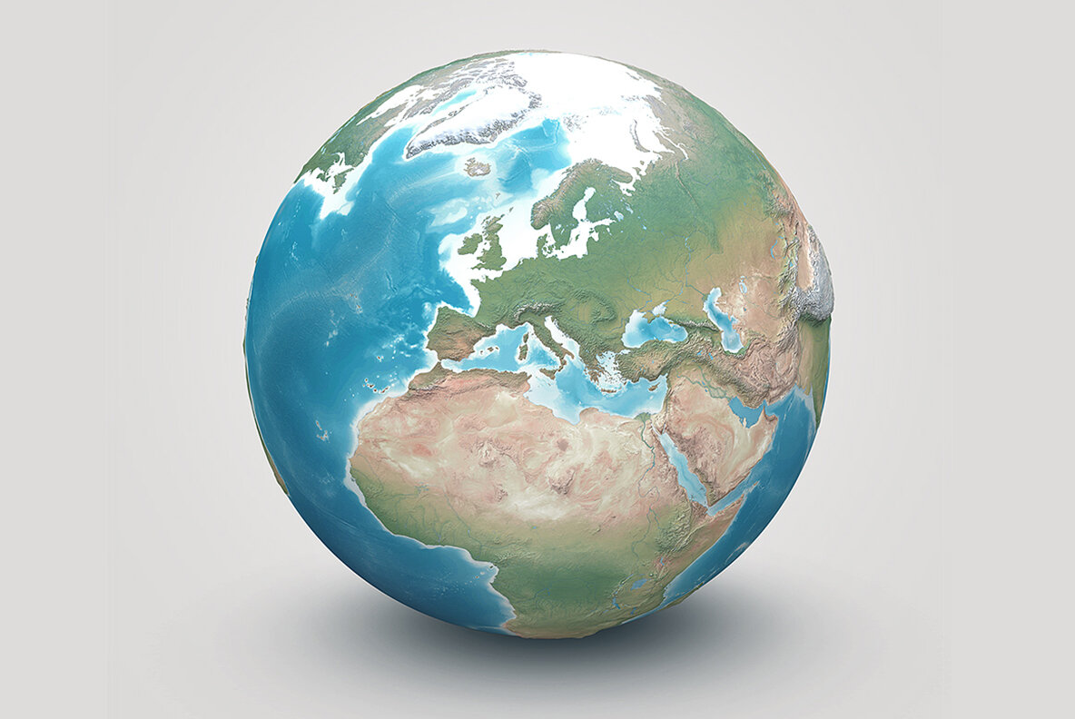 High Quality 3D Earth globe 4