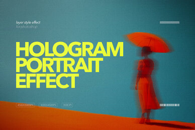 Hologram Portrait Effect