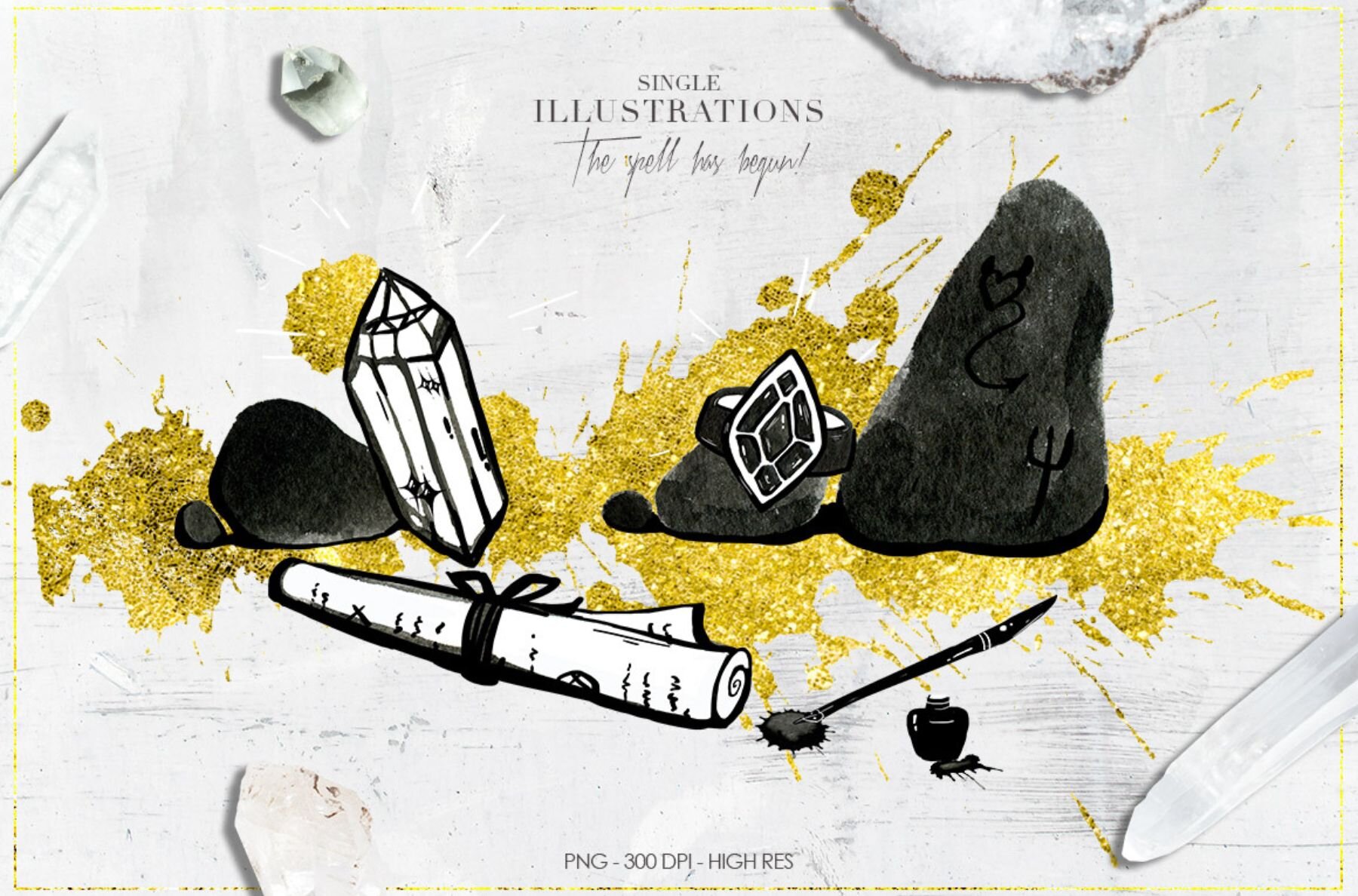 Halloween Black Magic Cliparts 9