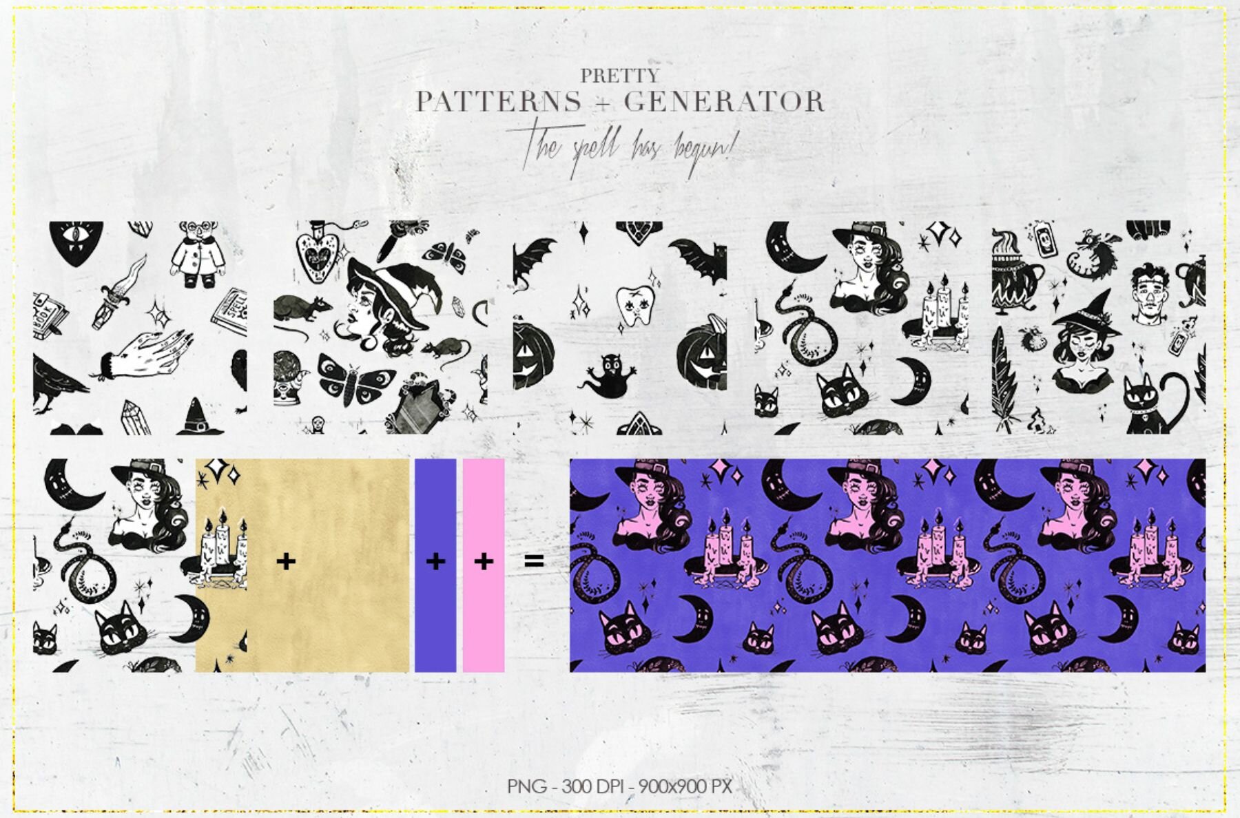 Halloween Black Magic Cliparts 14