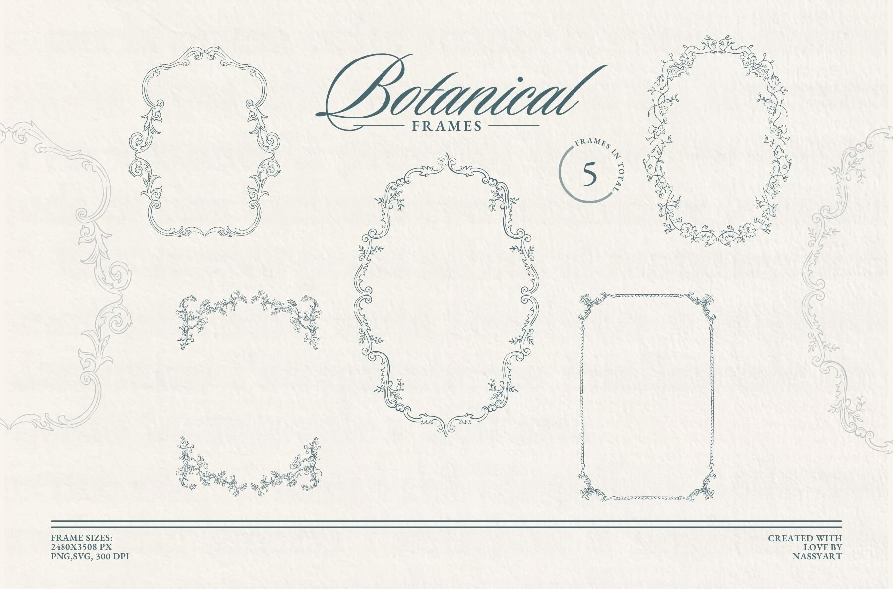 Vintage Chinoiserie Frame Collection 3