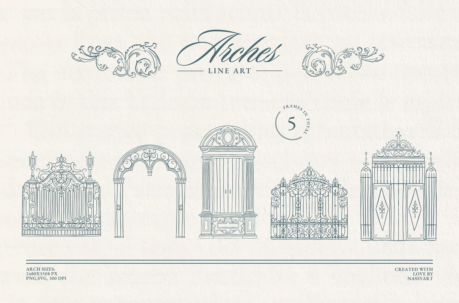 Vintage Chinoiserie Frame Collection 4