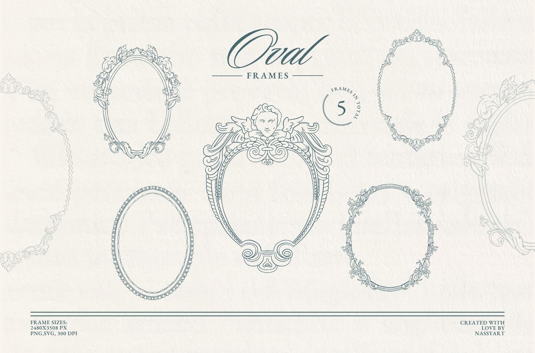 Vintage Chinoiserie Frame Collection 8