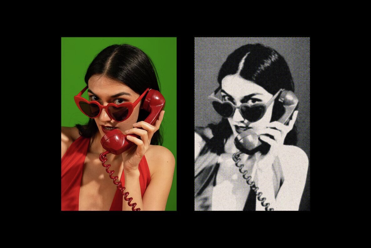 Retro Magazine Printer Effect 4