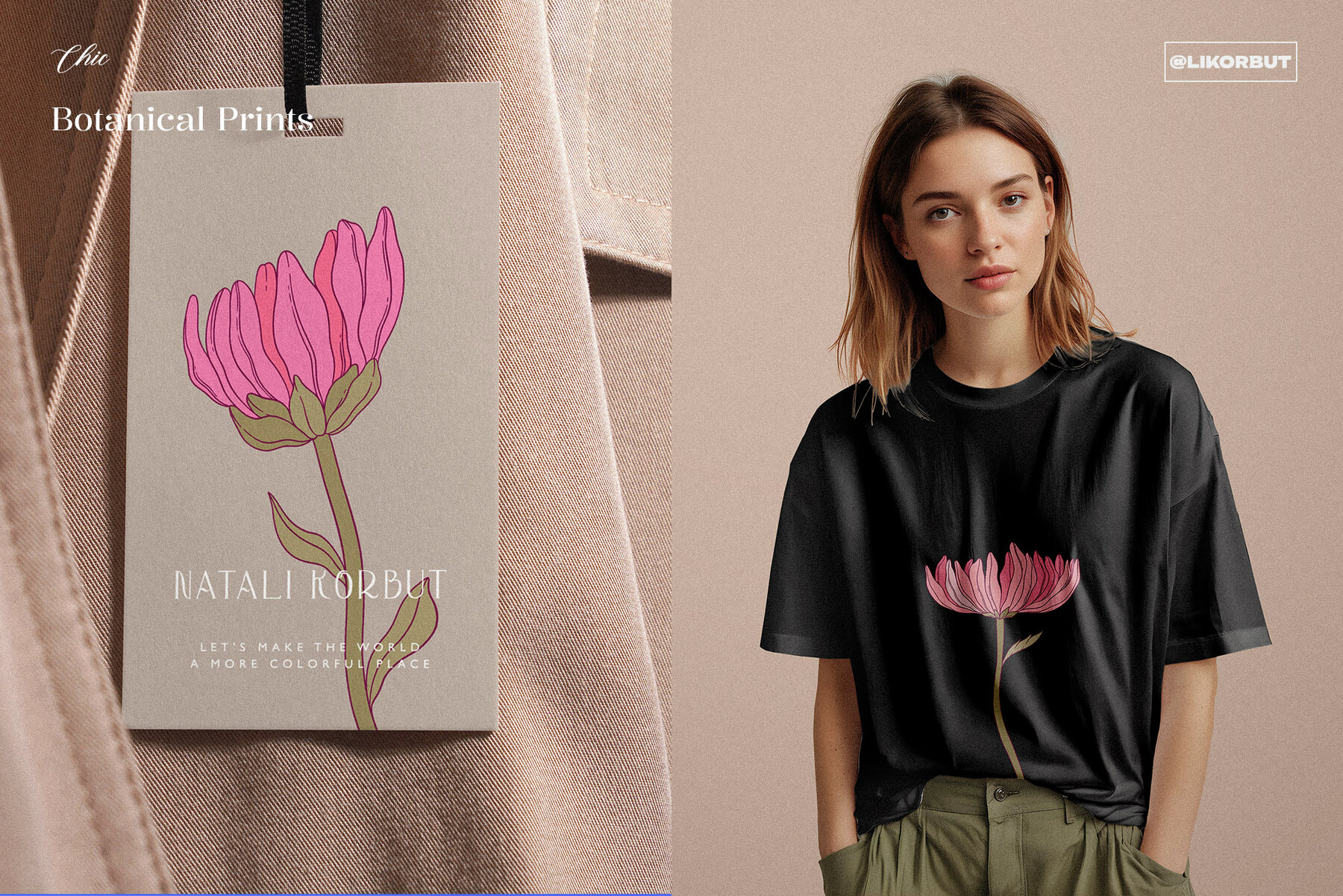 Modern Botanical Floral Illustration 8