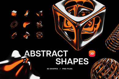 Color Chrome 3D Objects