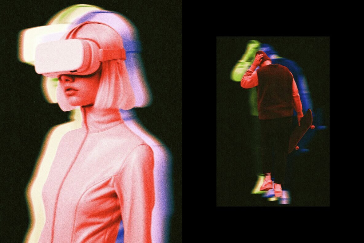 Cyber Ghost Vision Photo Effect 2