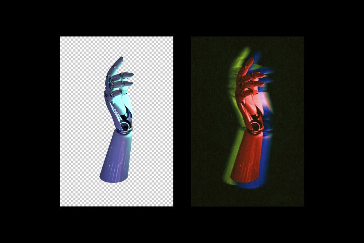 Cyber Ghost Vision Photo Effect 4