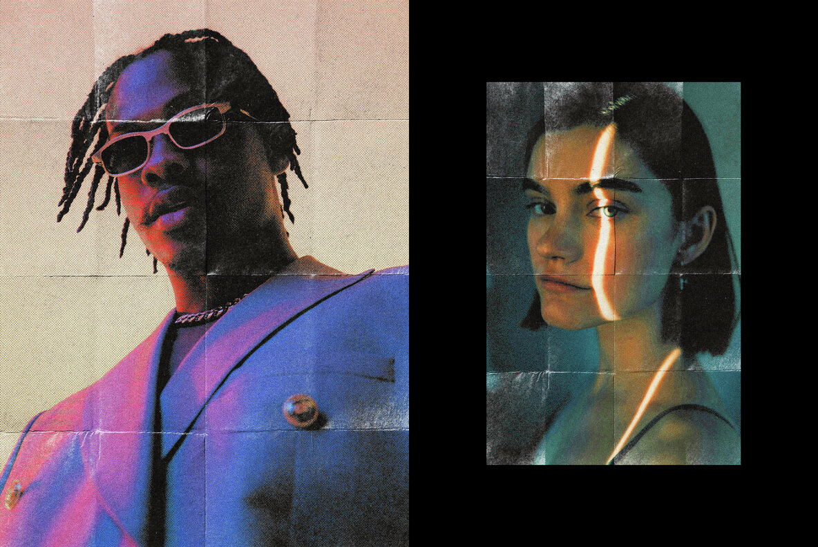 Folded Paper Photo Effect 6