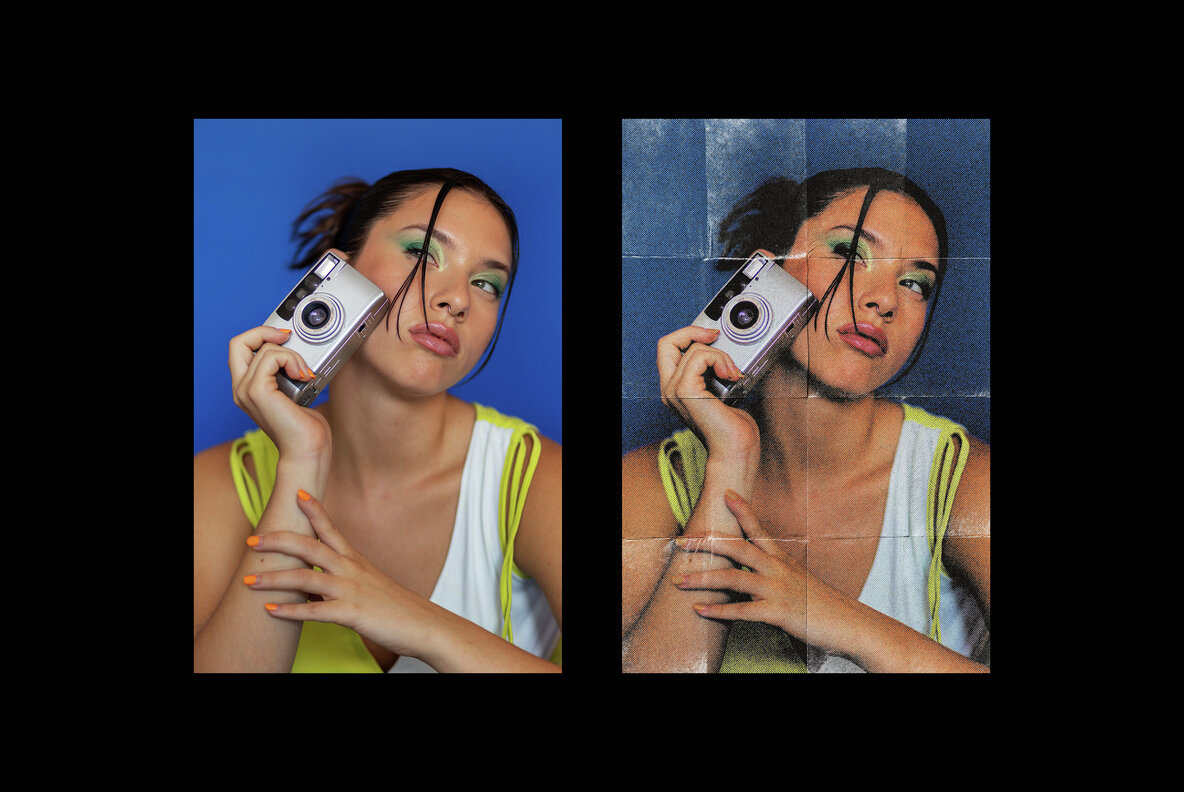 Folded Paper Photo Effect 7