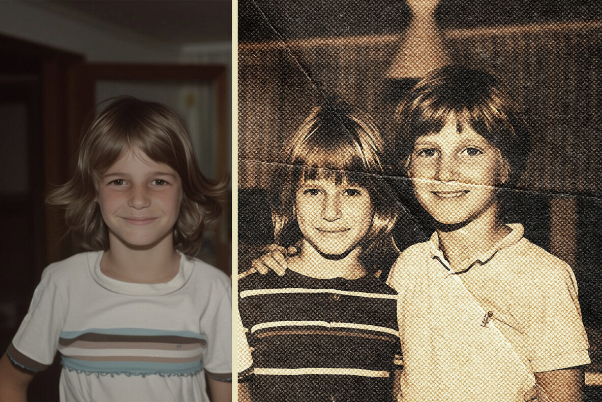 Faded Sepia Photo Effect 3