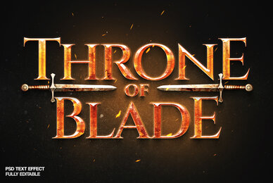 Fantasy Game Title Text Effect