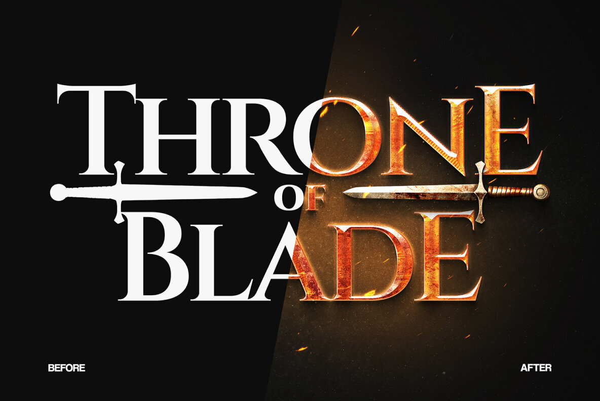 Fantasy Game Title Text Effect 2