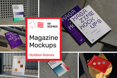 Outdoor Magazine Mockups