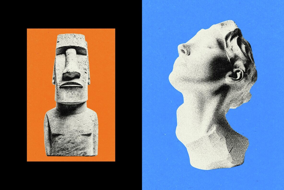 Grainy Risographic Photo Effect 6