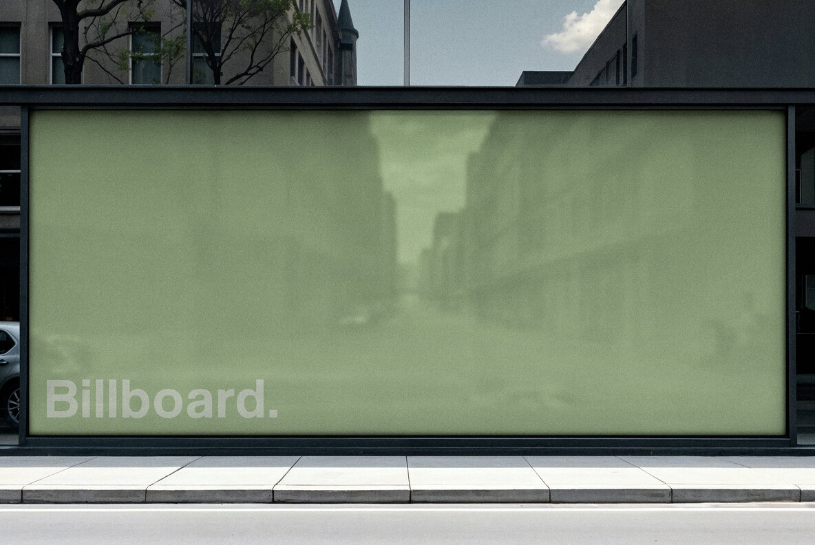Large Window Billboard Mockup 3