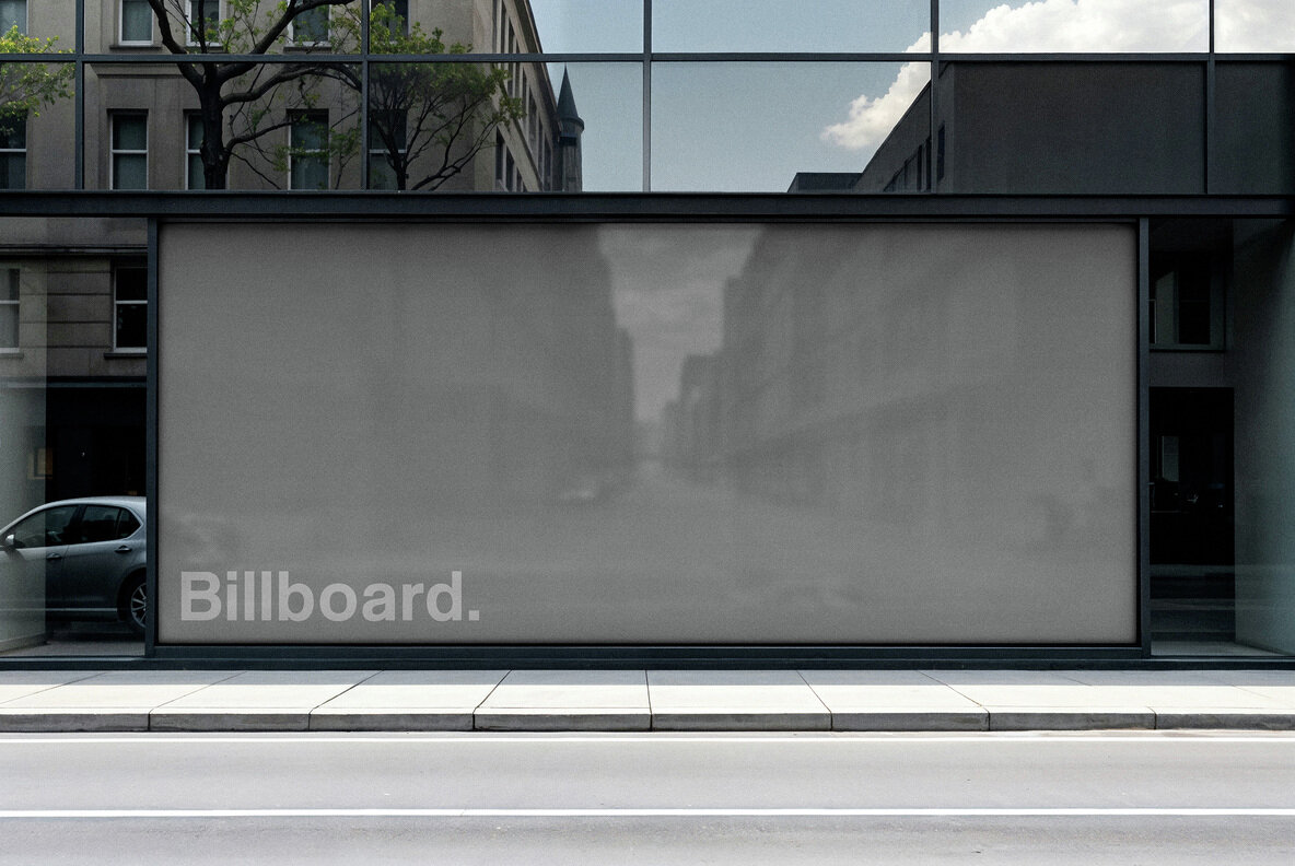 Large Window Billboard Mockup 4