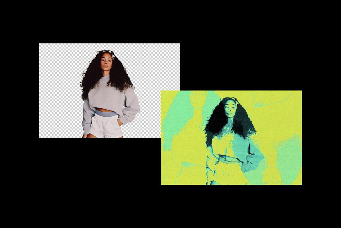 Grunge Neon Photo Effect 5