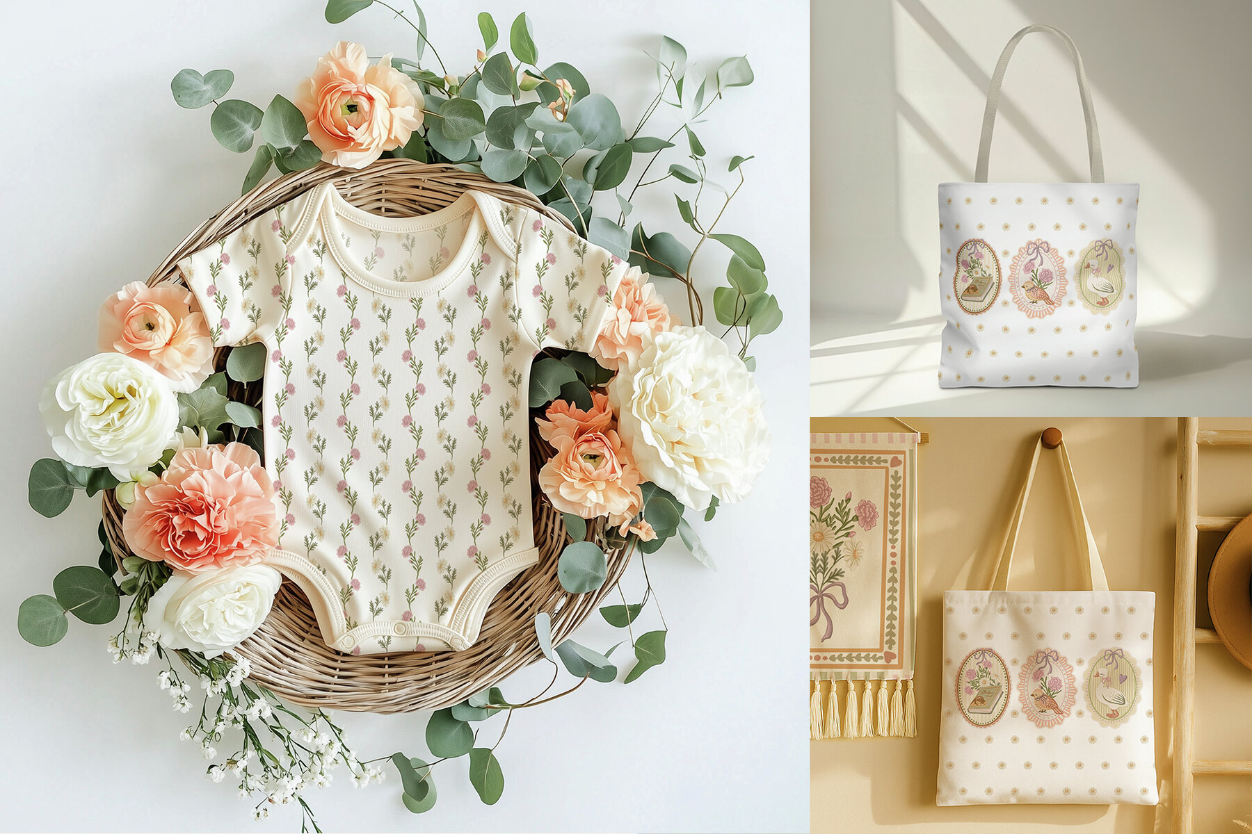 Coquette Cottage Hand Drawn Vector Art 8