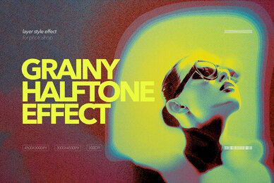 Grainy Halftone Effect