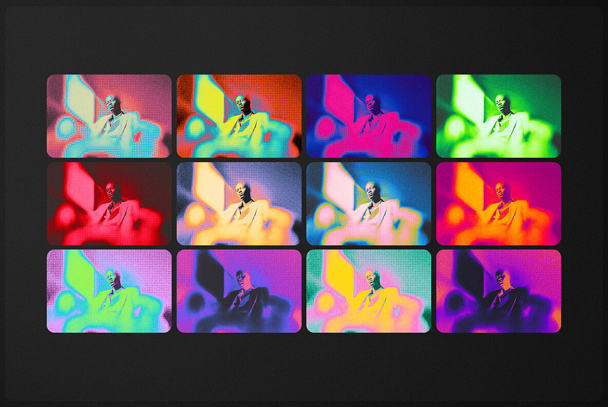 Grainy Halftone Effect 3