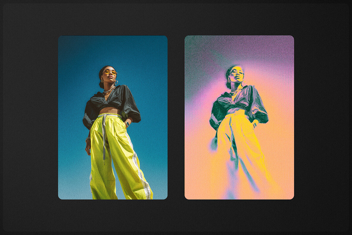 Grainy Halftone Effect 5