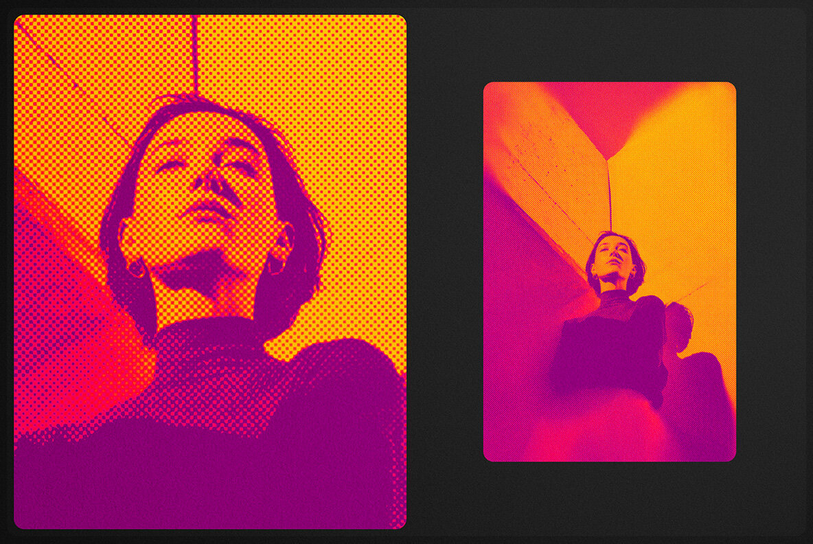 Grainy Halftone Effect 6