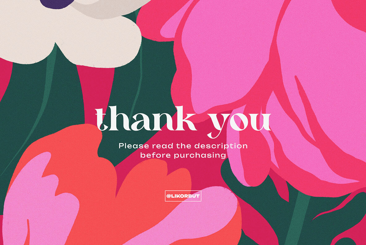 Bliss Bold Bloom Naive Floral Pattern 4