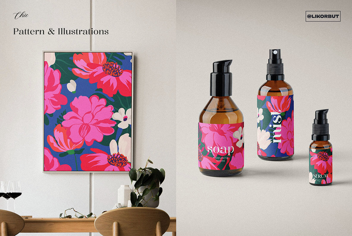 Bliss Bold Bloom Naive Floral Pattern 7