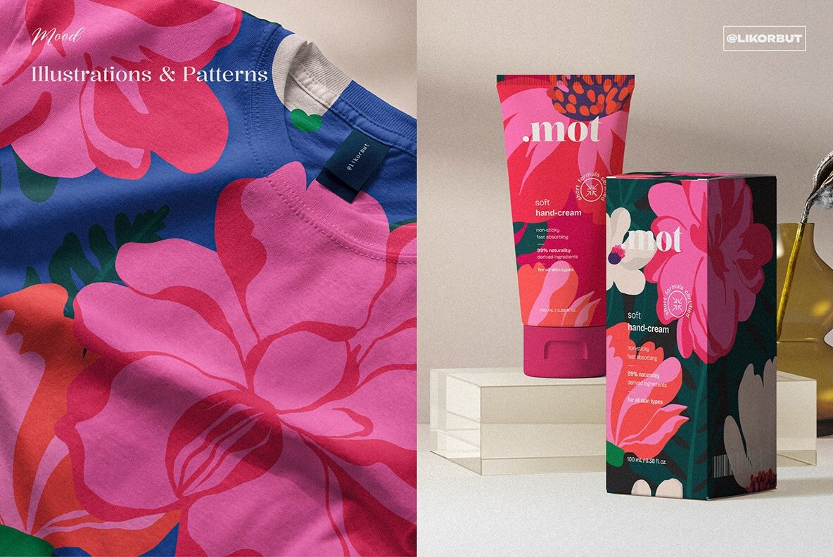 Bliss Bold Bloom Naive Floral Pattern 11