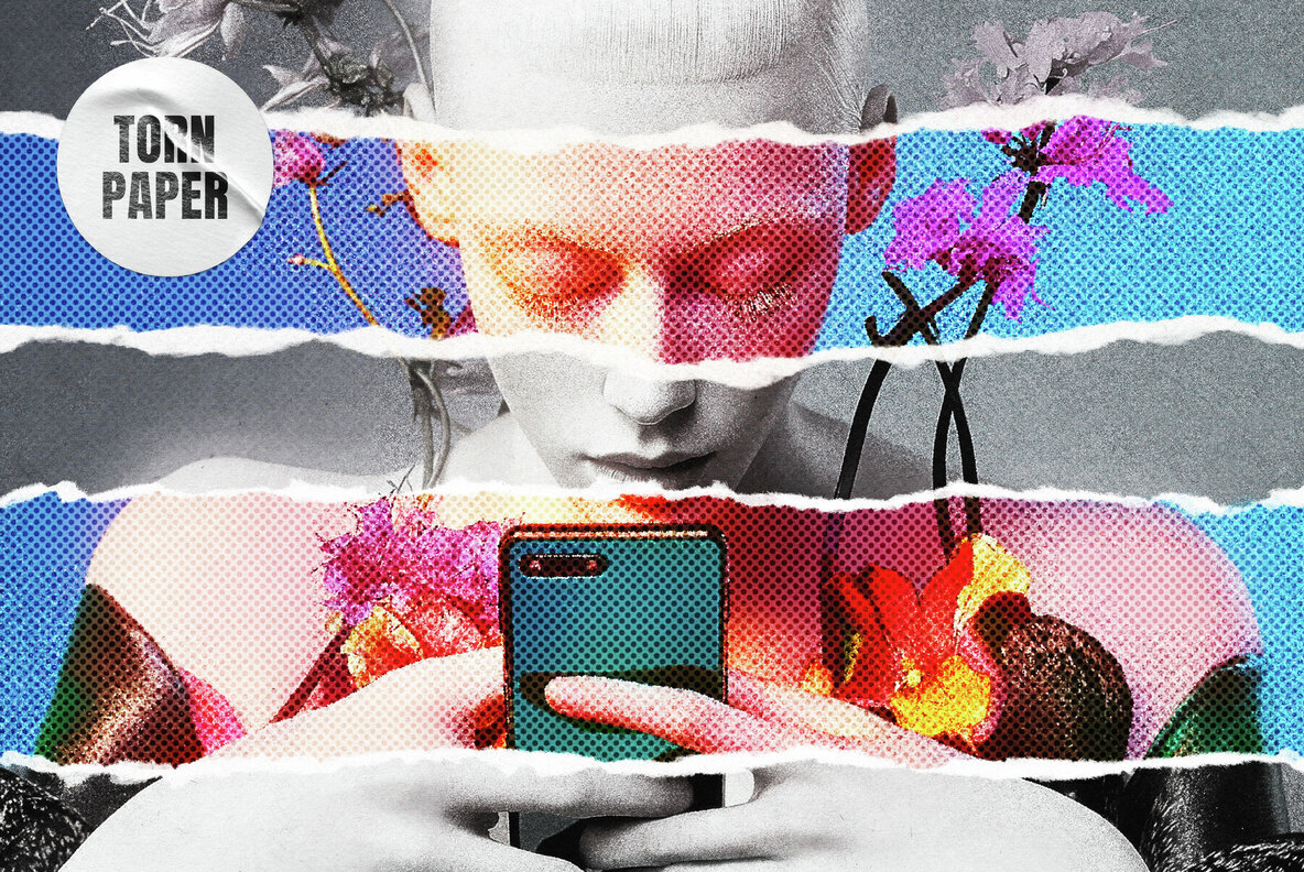 Torn Paper Photo Effect 1